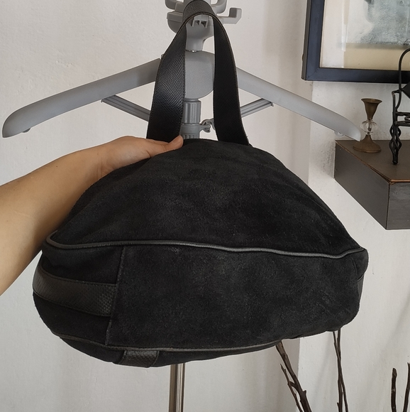 DKNY Suede Hobo Hand Bag - Picture 5 of 14